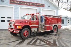 90-Engine-3. 1995 E-One/Ford F800. Carrying 1000 gallons with a 1250 gpm pump.